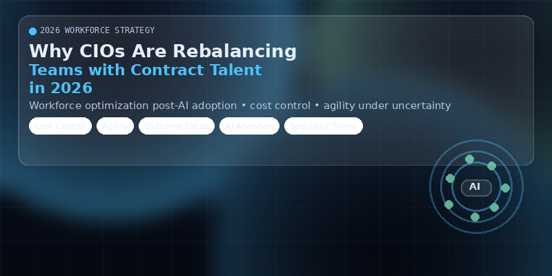 Why CIOs Are Rebalancing Teams with Contract Talent