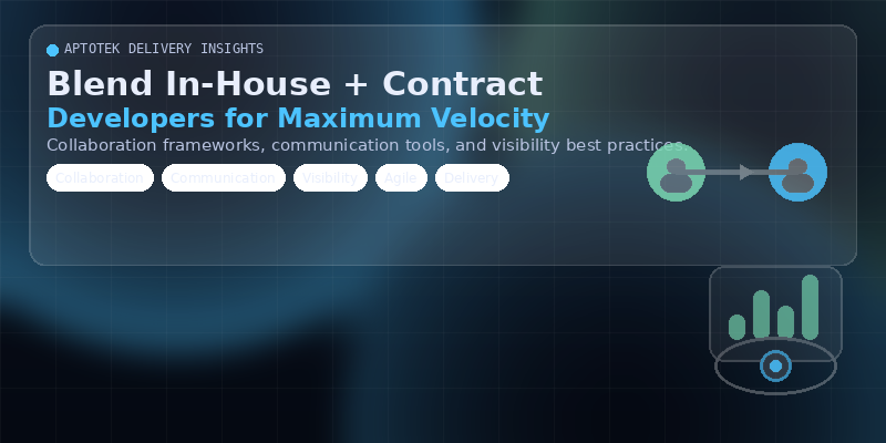 How to Blend In-House and Contract Developers for Maximum Velocity