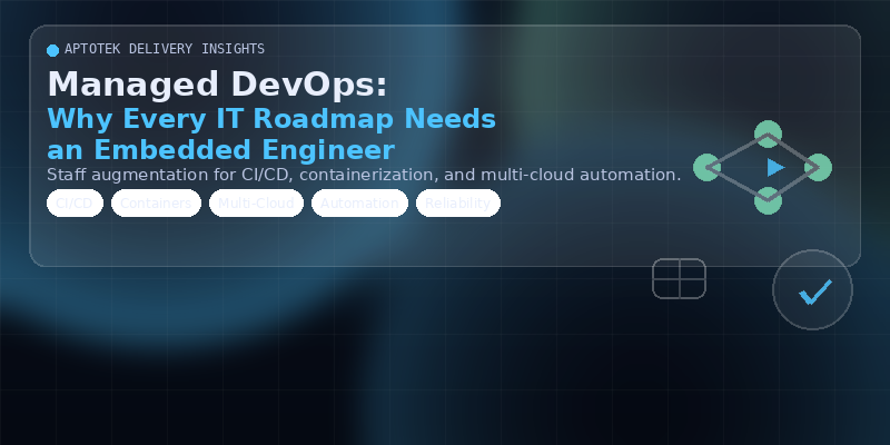 Managed DevOps: Why Every IT Roadmap Needs an Embedded Engineer