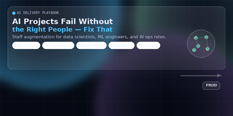 AI Projects Fail Without the Right People — Here’s How to Fix That