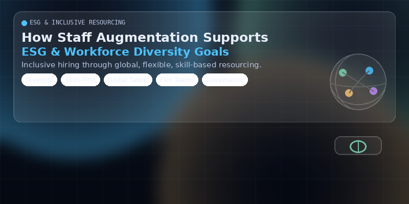 How Staff Augmentation Supports ESG and Workforce Diversity Goals