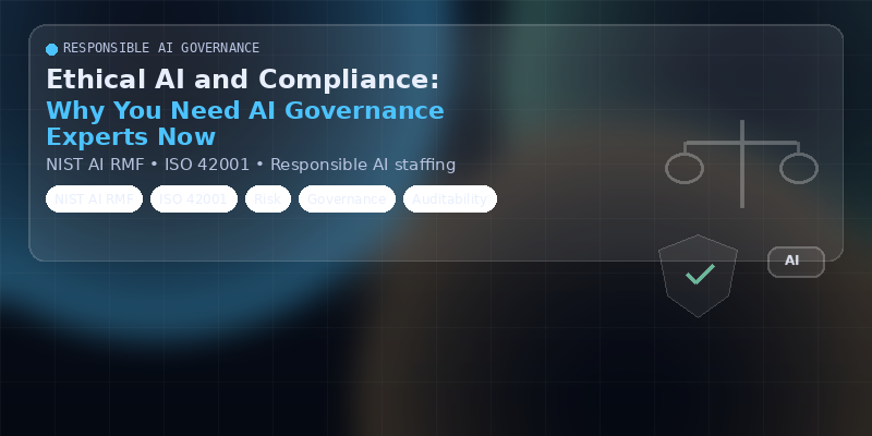 Ethical AI and Compliance: Why You Need AI Governance Experts Now